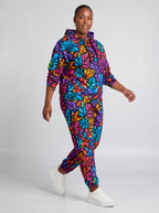 "Rangi" Hoodie & Jogger Set — walking three-quarter view on model