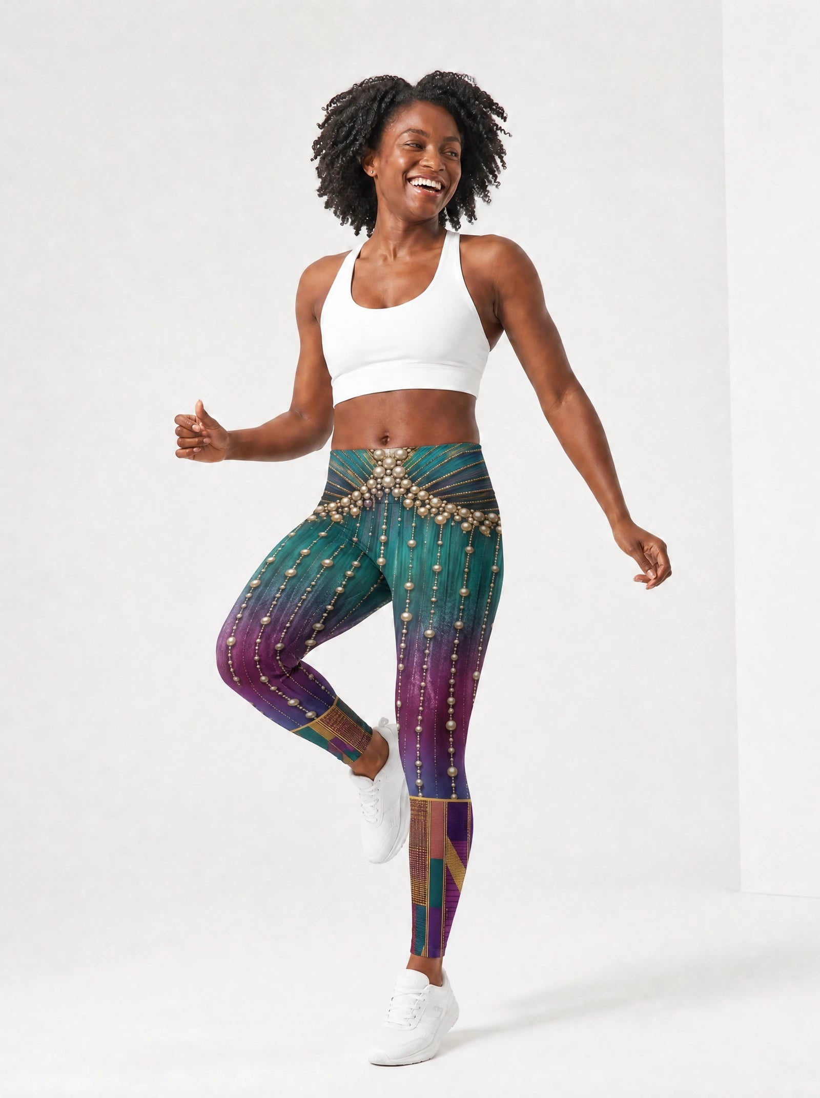 "Lulu" Leggings — full body view on model