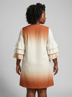 Shine Unbound Stacked Ruffle Sleeve Dress