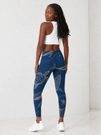 "Pwani" Leggings — full body view on model