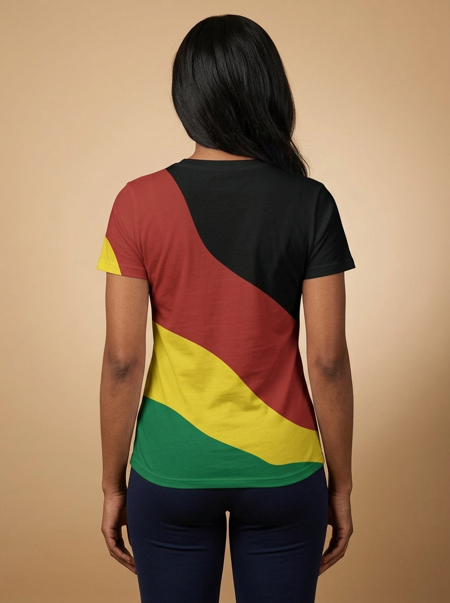 Black History V-Neck T-Shirt