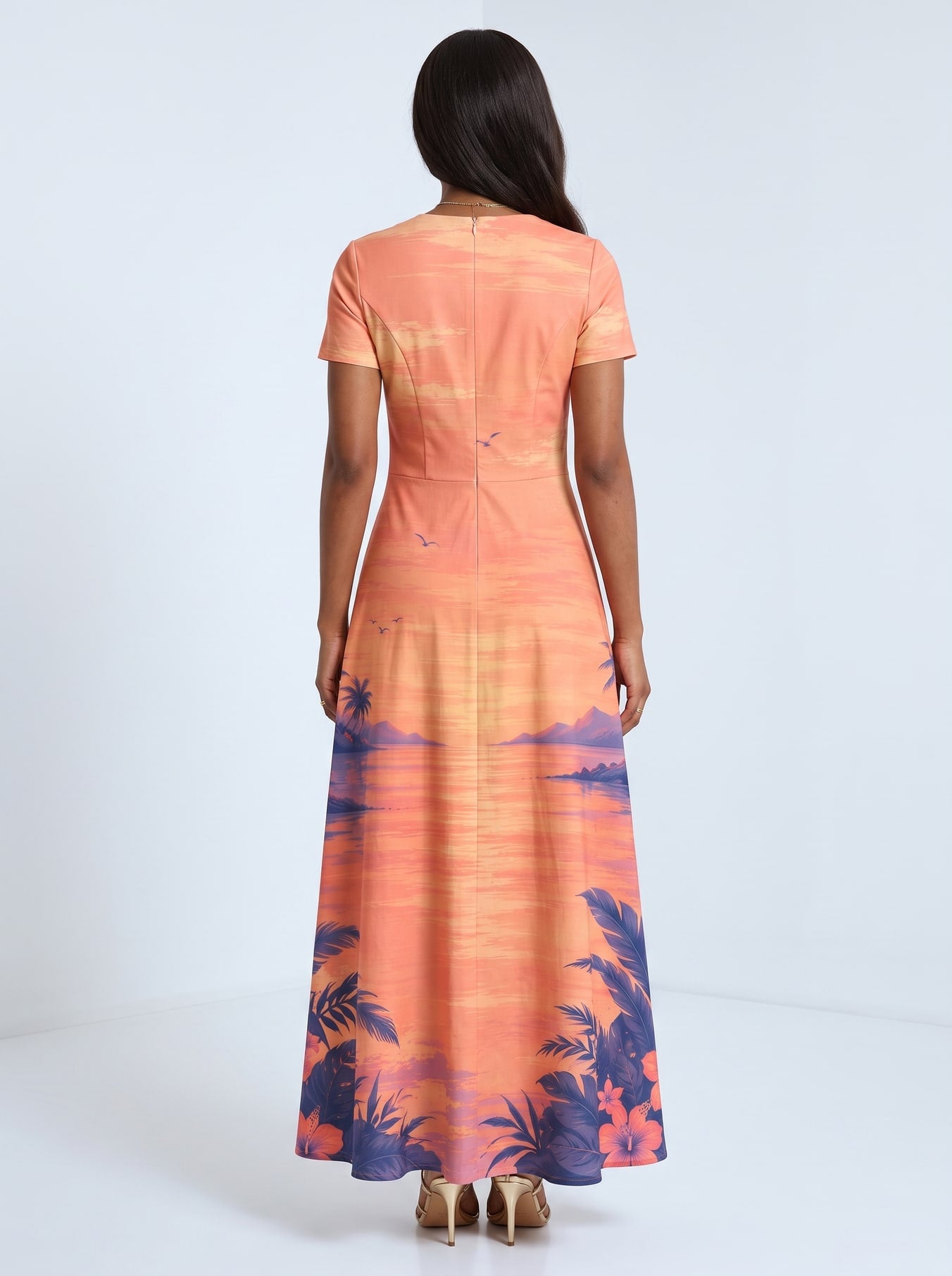 "Machweo" Short Sleeve Maxi Dress Promo