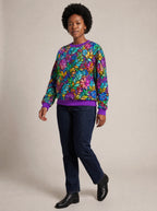 "Upinde" Sweatshirt — three-quarter view on model