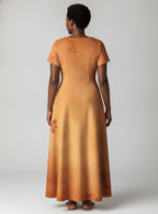 "Shujaa" Short Sleeve Maxi Dress