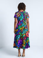 "Upinde" Sweetheart Midi Dress