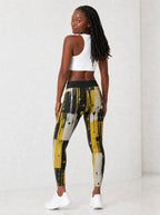 "Mvua" Leggings — full body view on model