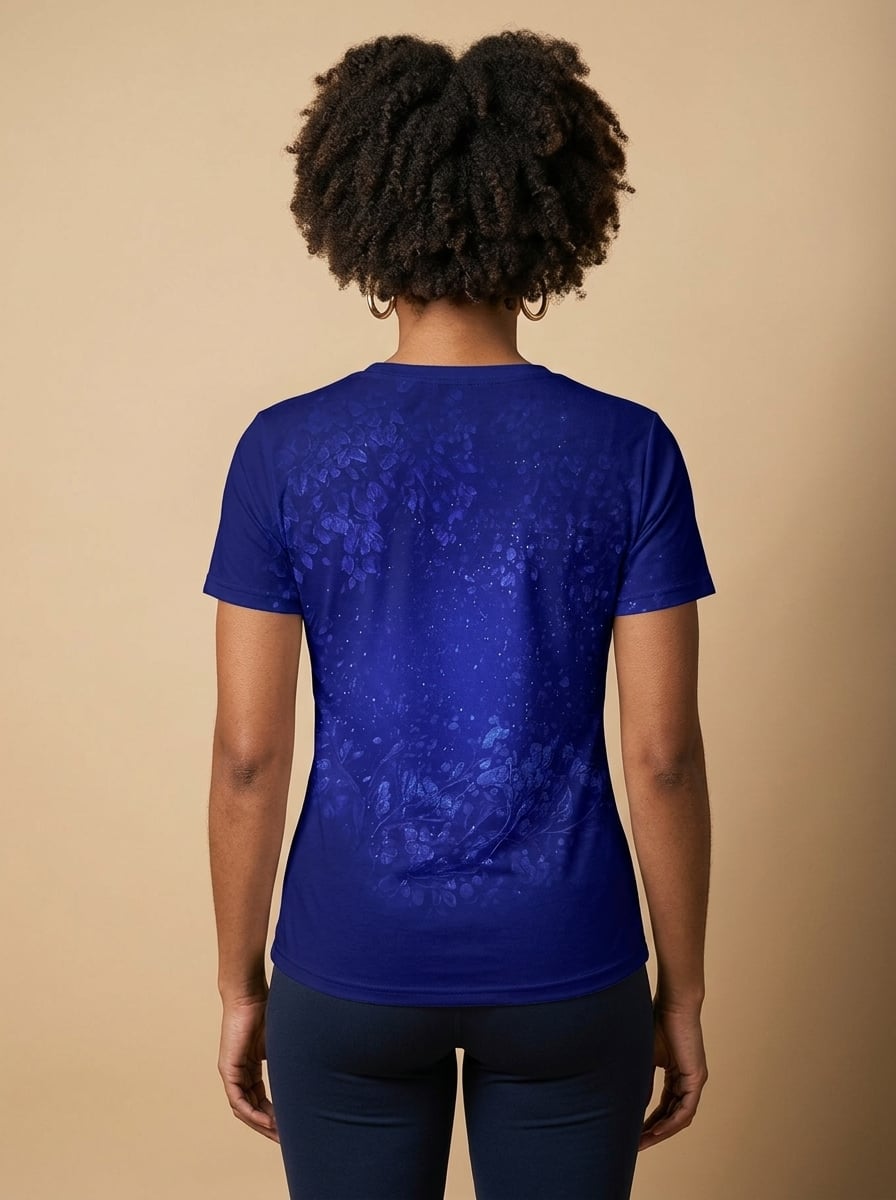 Black Woman Loved V-Neck T-Shirt