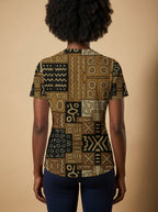 Sankofa V-Neck T-Shirt