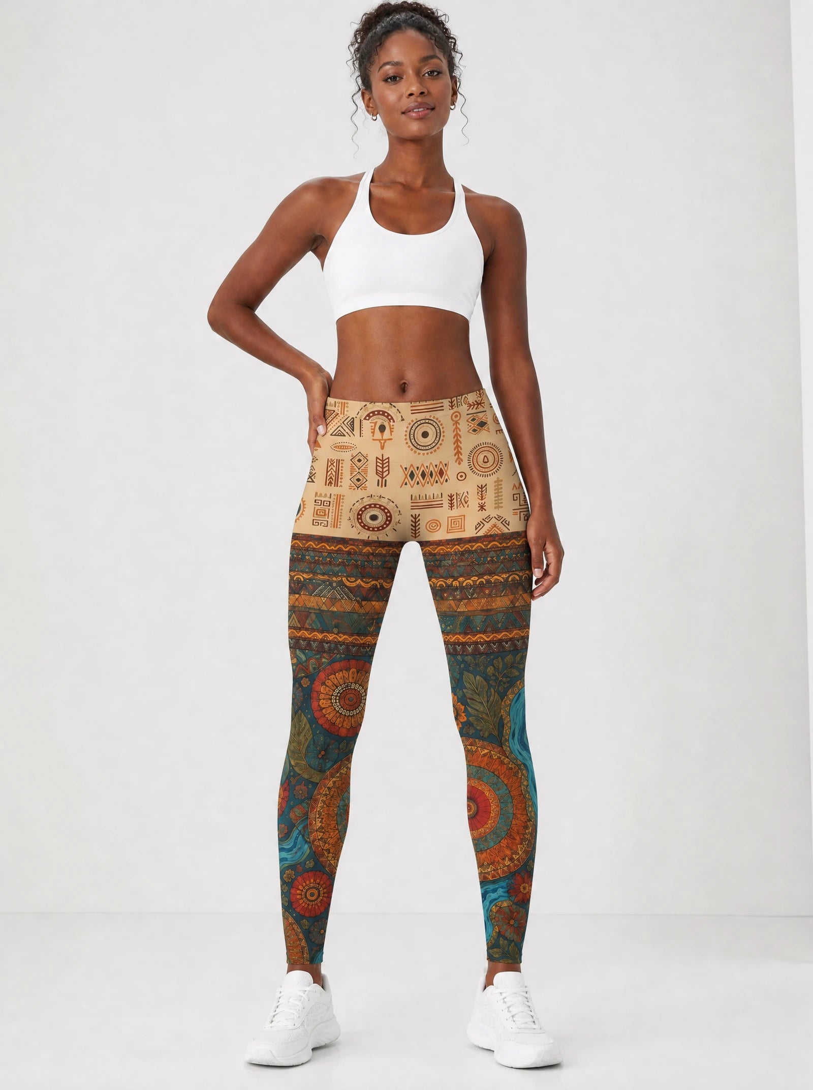 "Mto" Leggings — full body view on model