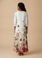 "Tumaini" Long Sleeve Maxi Dress