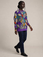 "Johari" Sweatshirt — three-quarter view on model