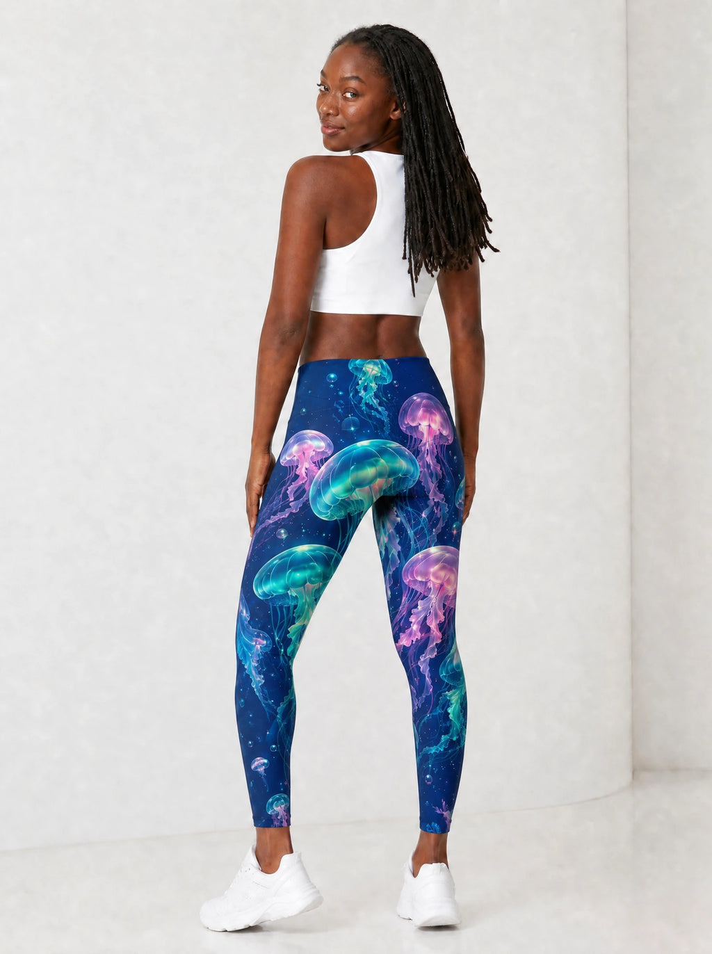 "Bahari" Leggings — full body view on model