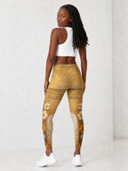 "Shukrani" Leggings — full body view on model