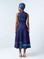 Blue Orchid Corset Dress