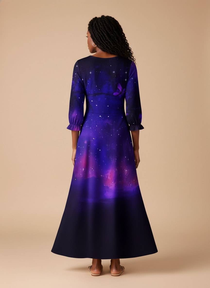 Storm Long Sleeve Maxi Dress