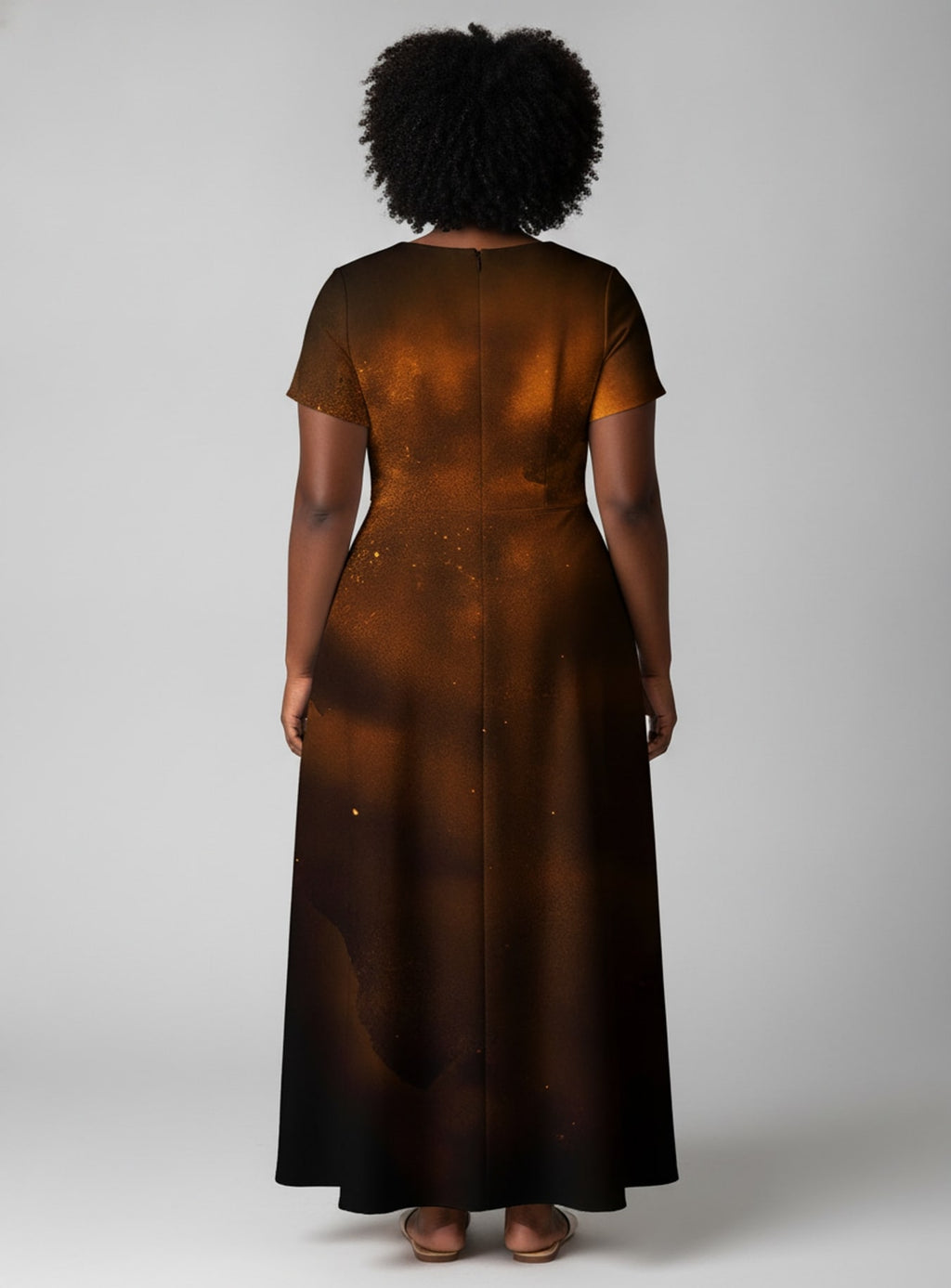 "Zuri" Short Sleeve Maxi Dress