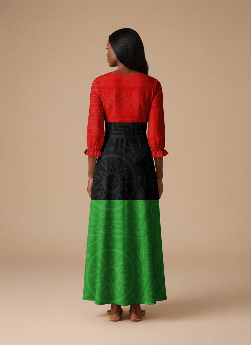 Unapologetic Long Sleeve Maxi Dress