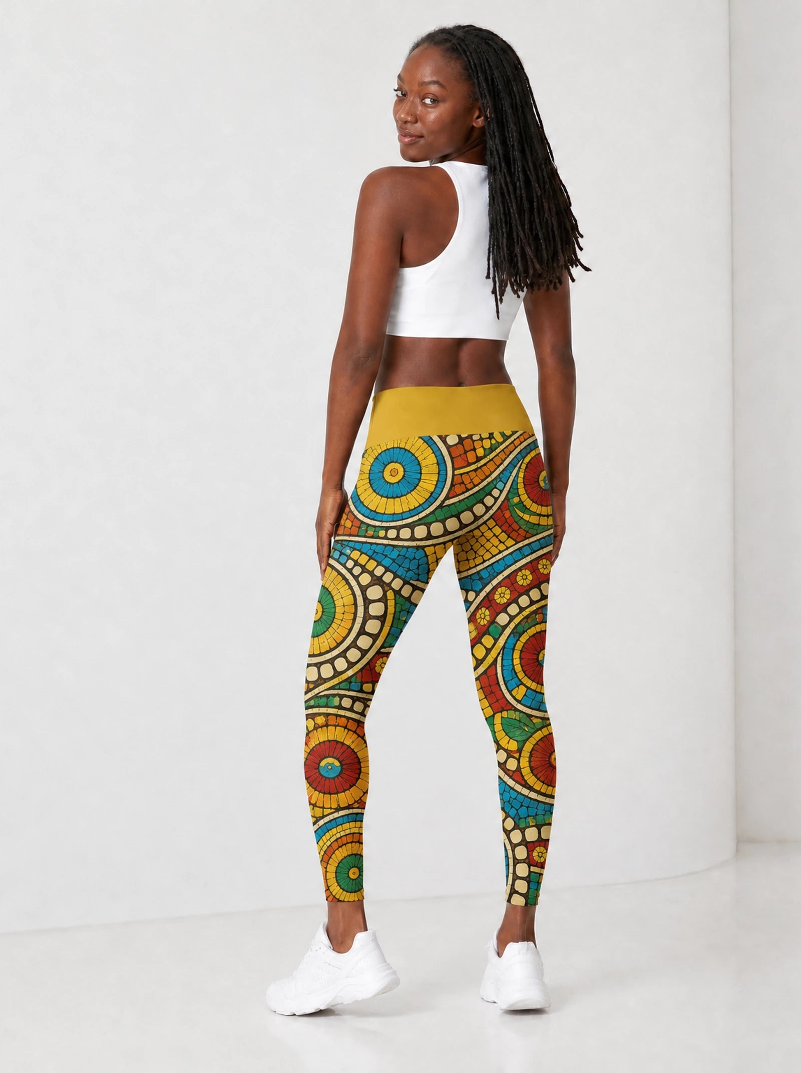 Taji Leggings — full body view on model