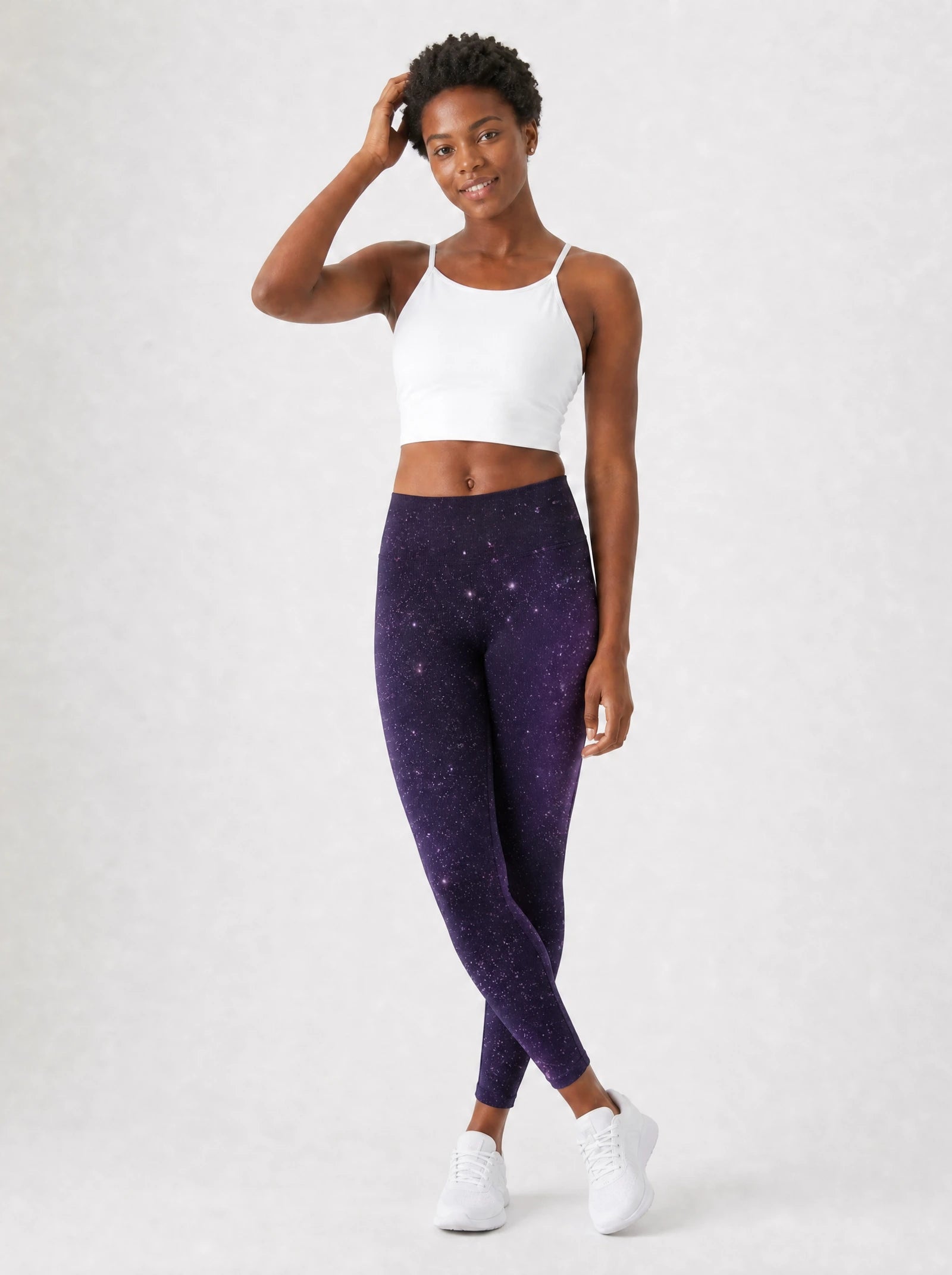 "Nyamekye" Leggings — full body view on model