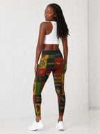 Kumbuka Leggings — full body view on model