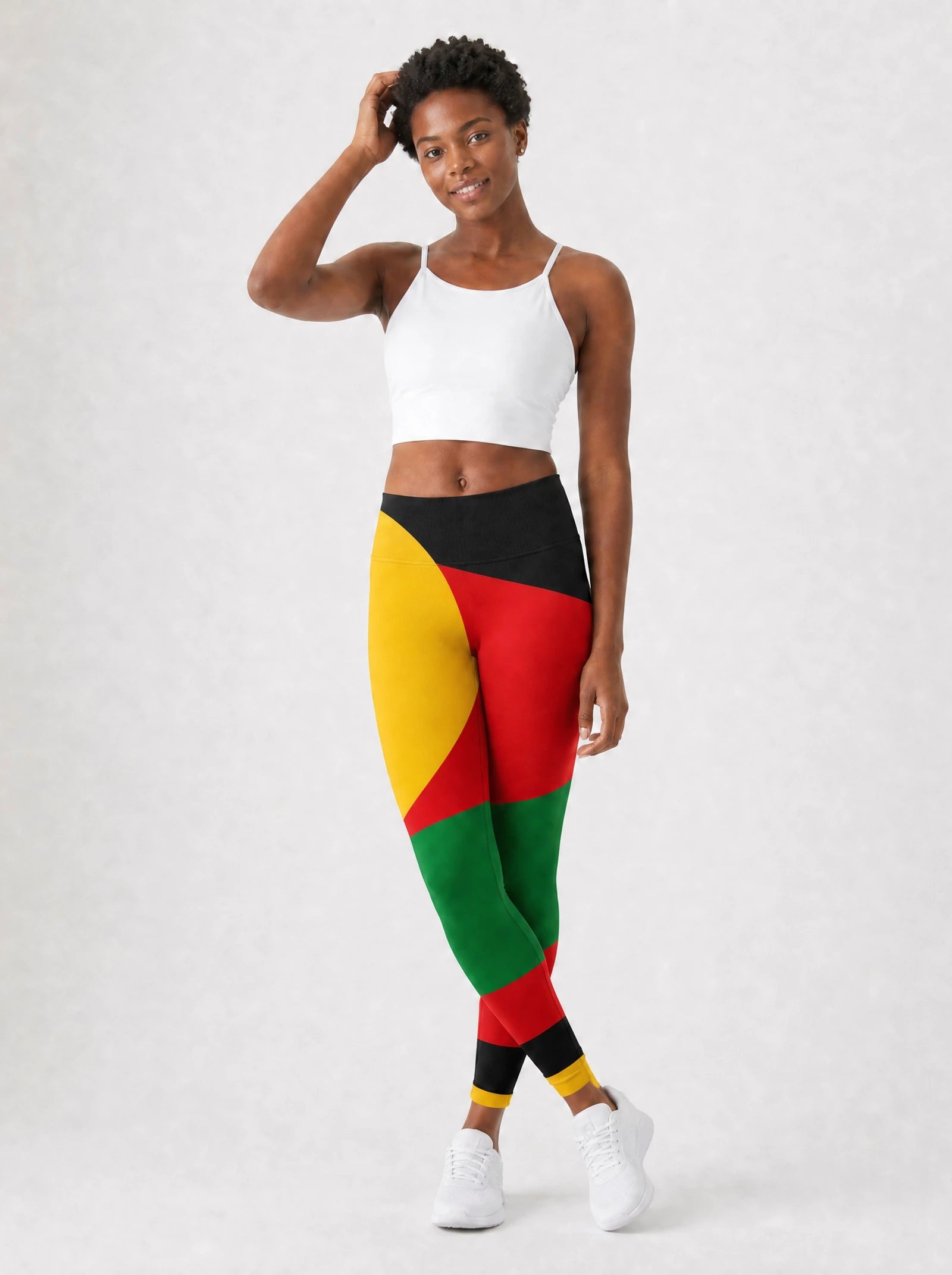 Furaha Leggings — full body view on model