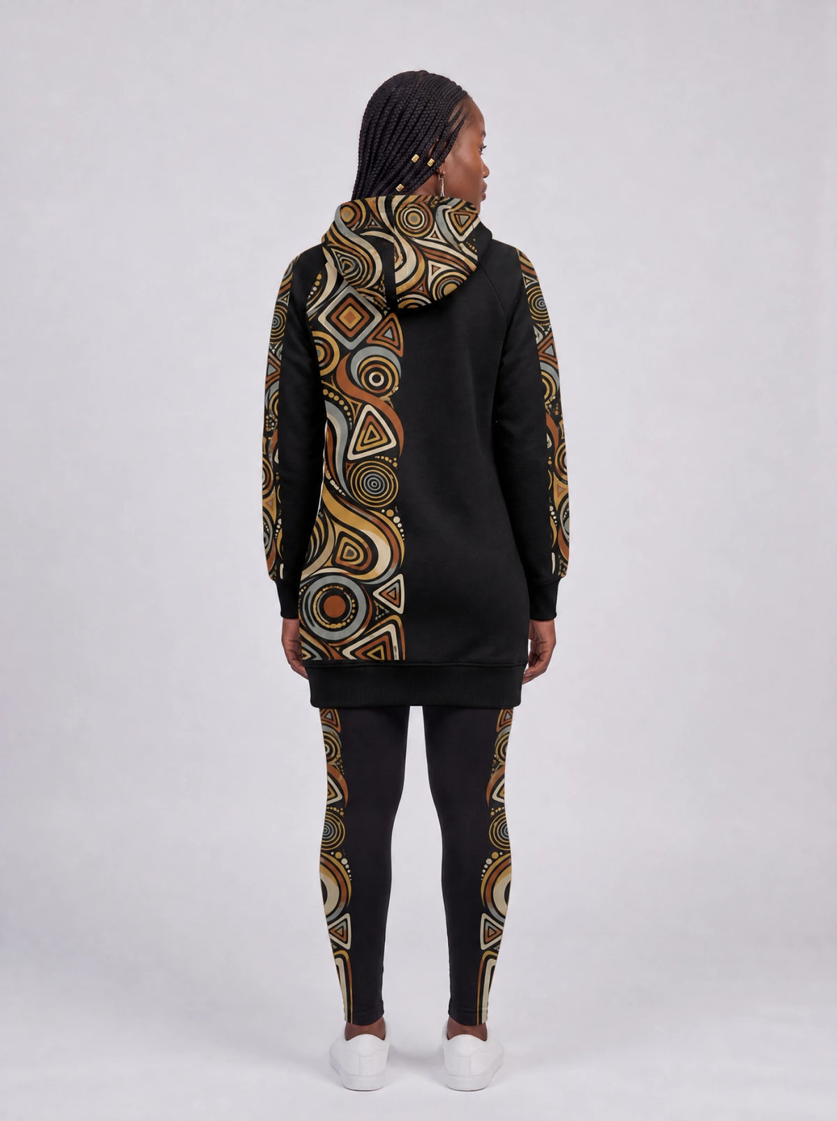 "Mkondo" Hoodie Dress