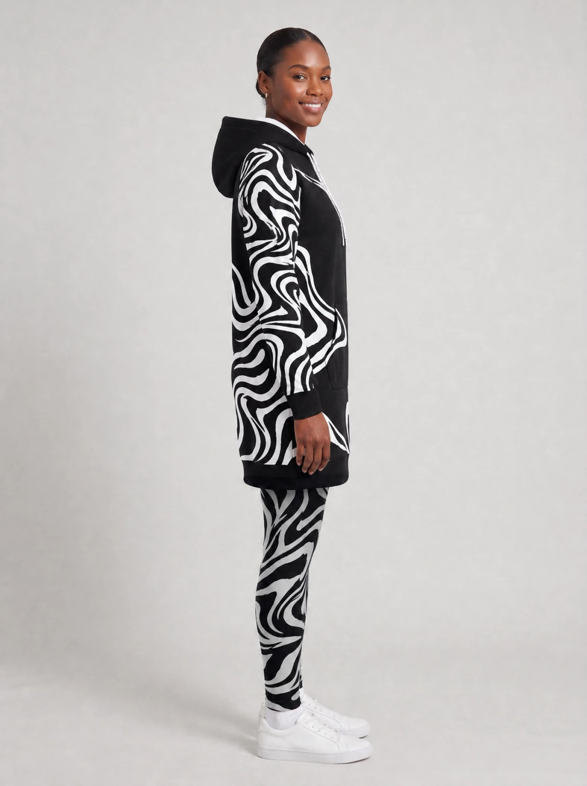"Kimbunga" Hoodie Dress