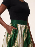 "Maile" Twirl Skirt — waistband and pocket close-up