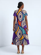 "Johari" Sweetheart Midi Dress