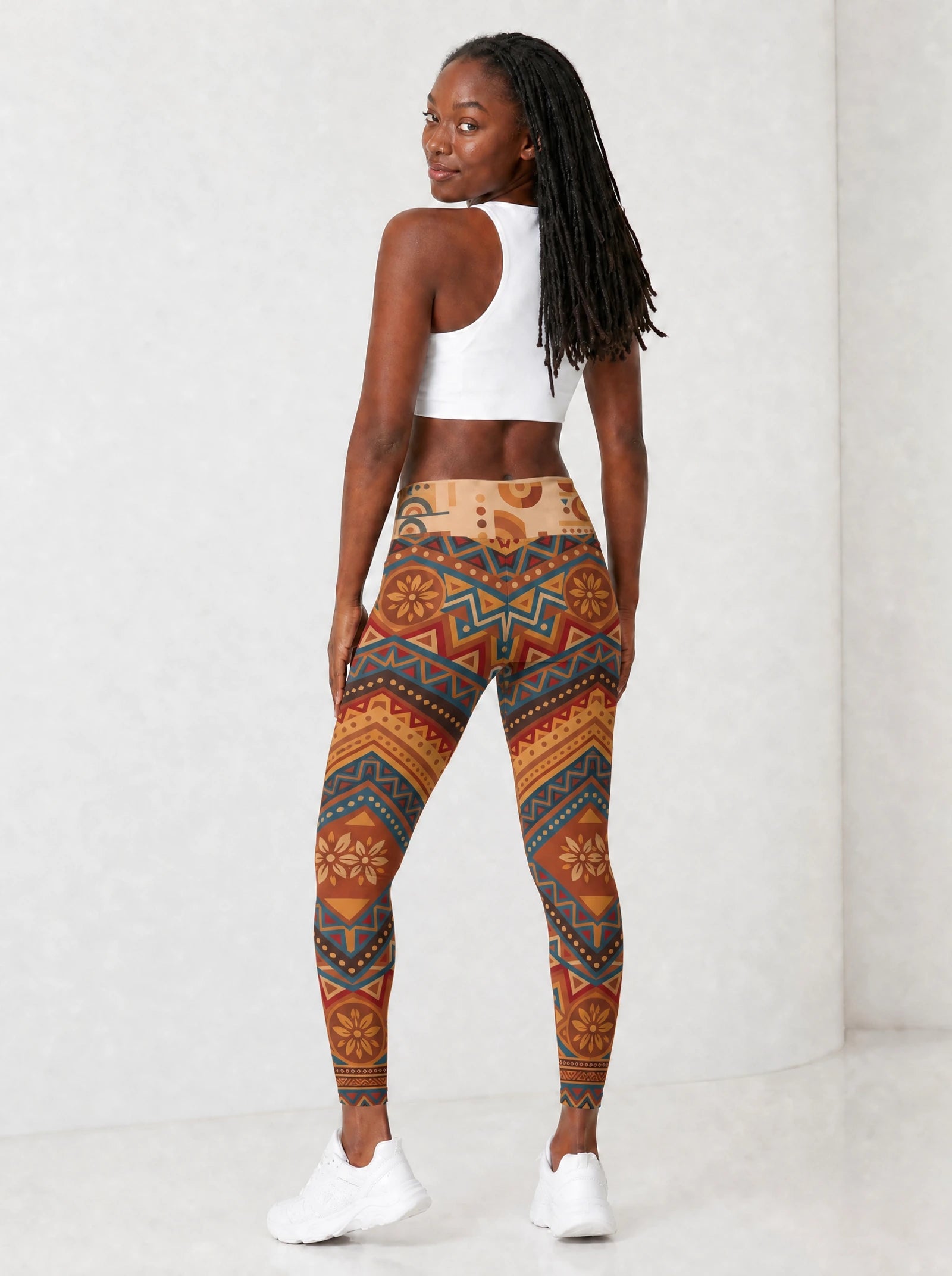 "Uzuri" Leggings — full body view on model