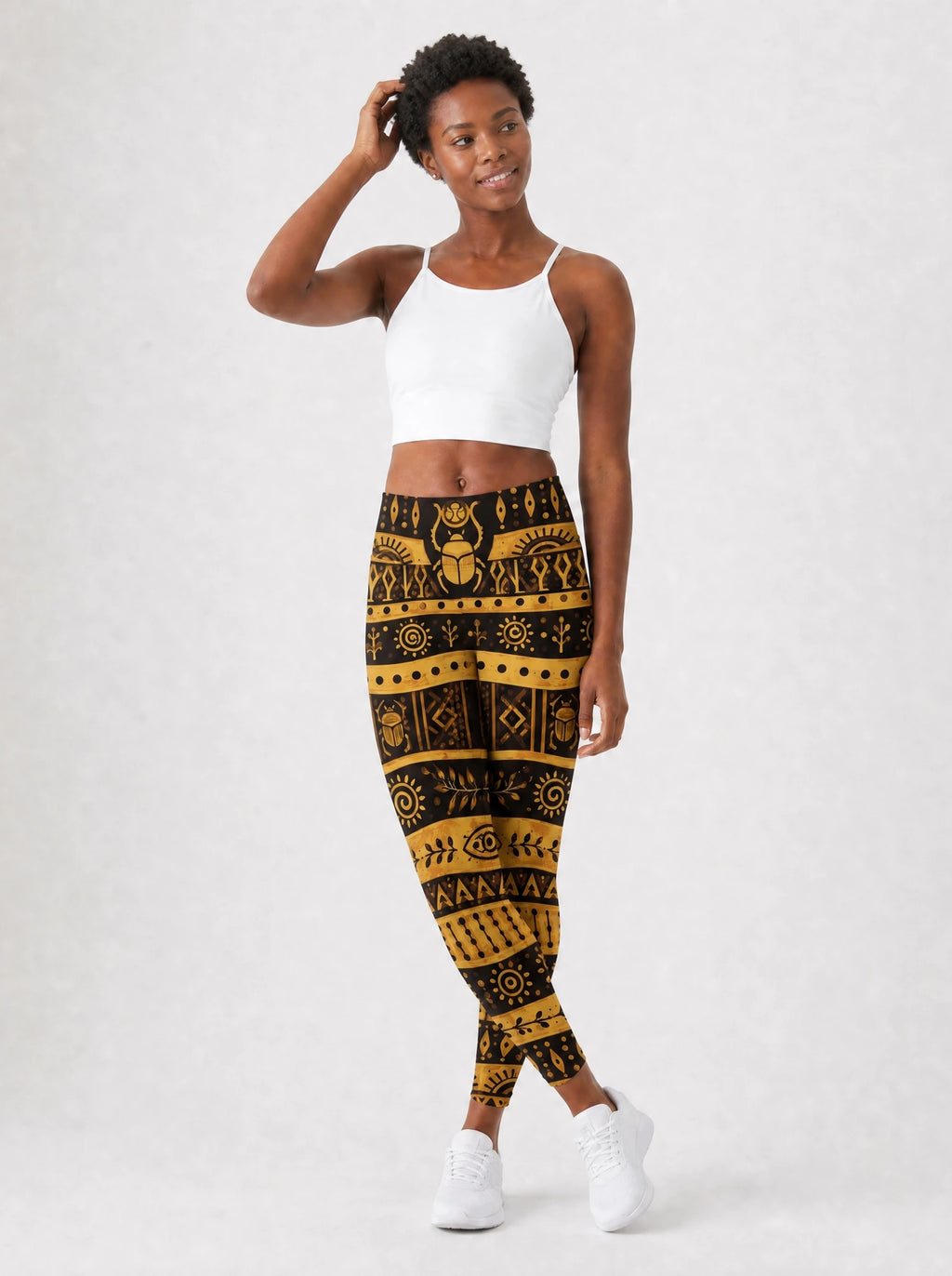 Baraka Leggings — full body view on model