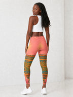"Malaika" Leggings — full body view on model