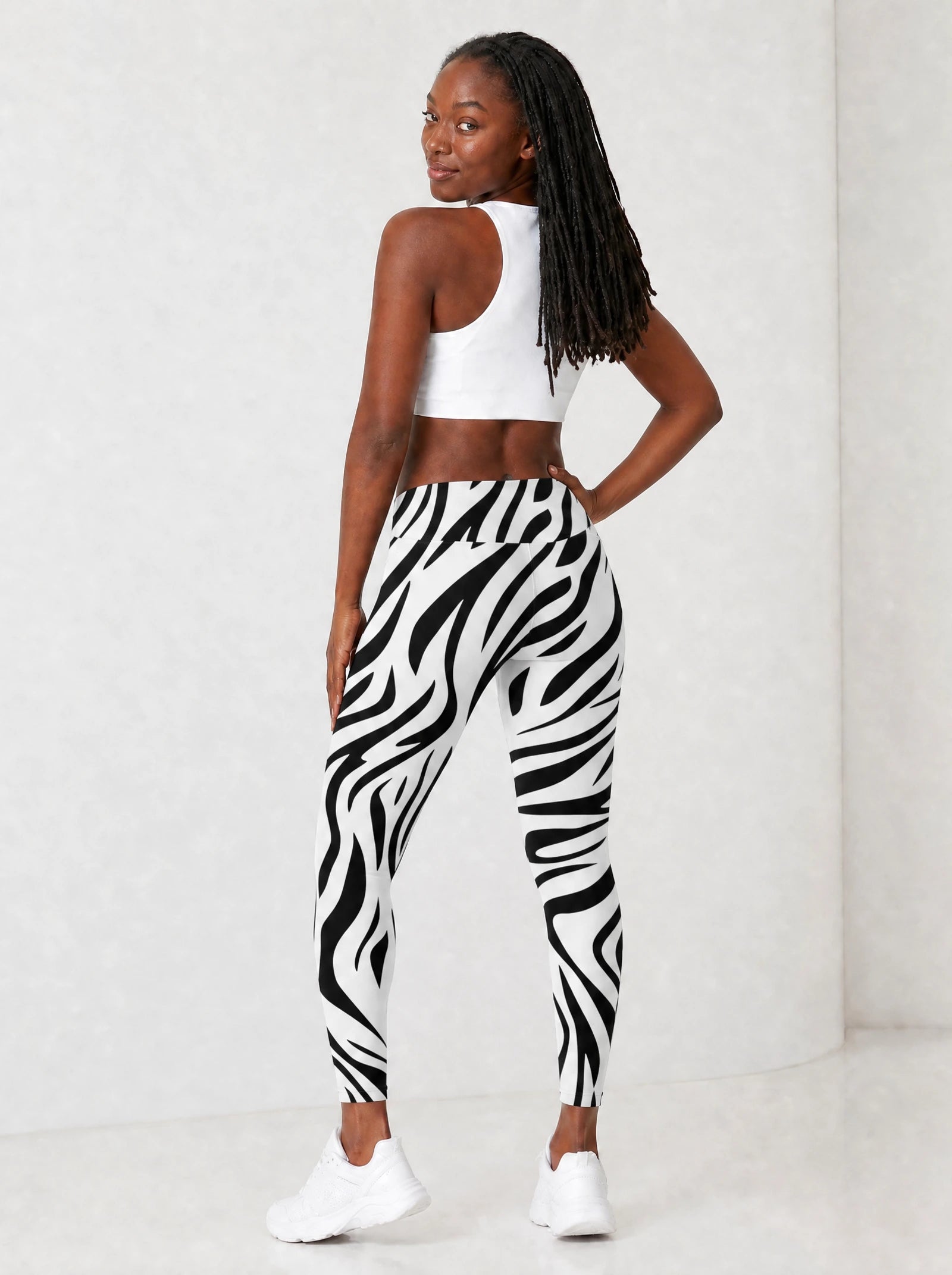 "Milia" Leggings — full body view on model