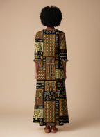 Sankofa Long Sleeve Maxi Dress