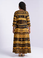 Baraka Long Sleeve Maxi Dress