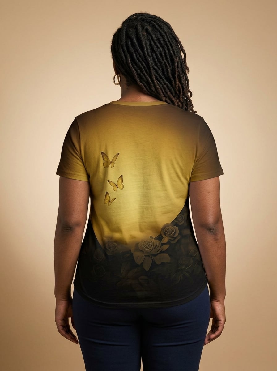 "Imani" V-Neck T-Shirt