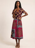 "Vuli" V Neck Midi Dress