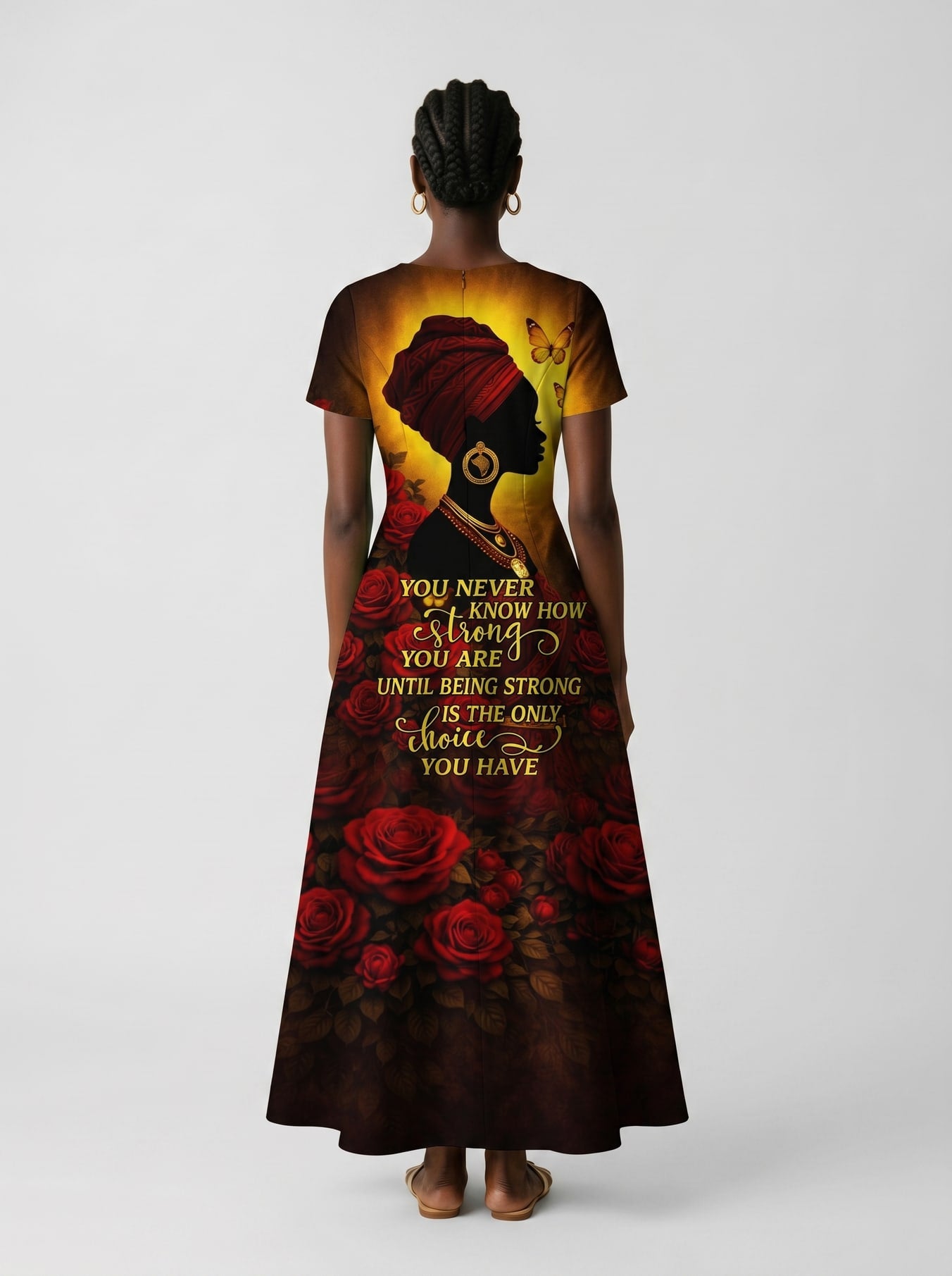 Thorn Short Sleeve Maxi Dress