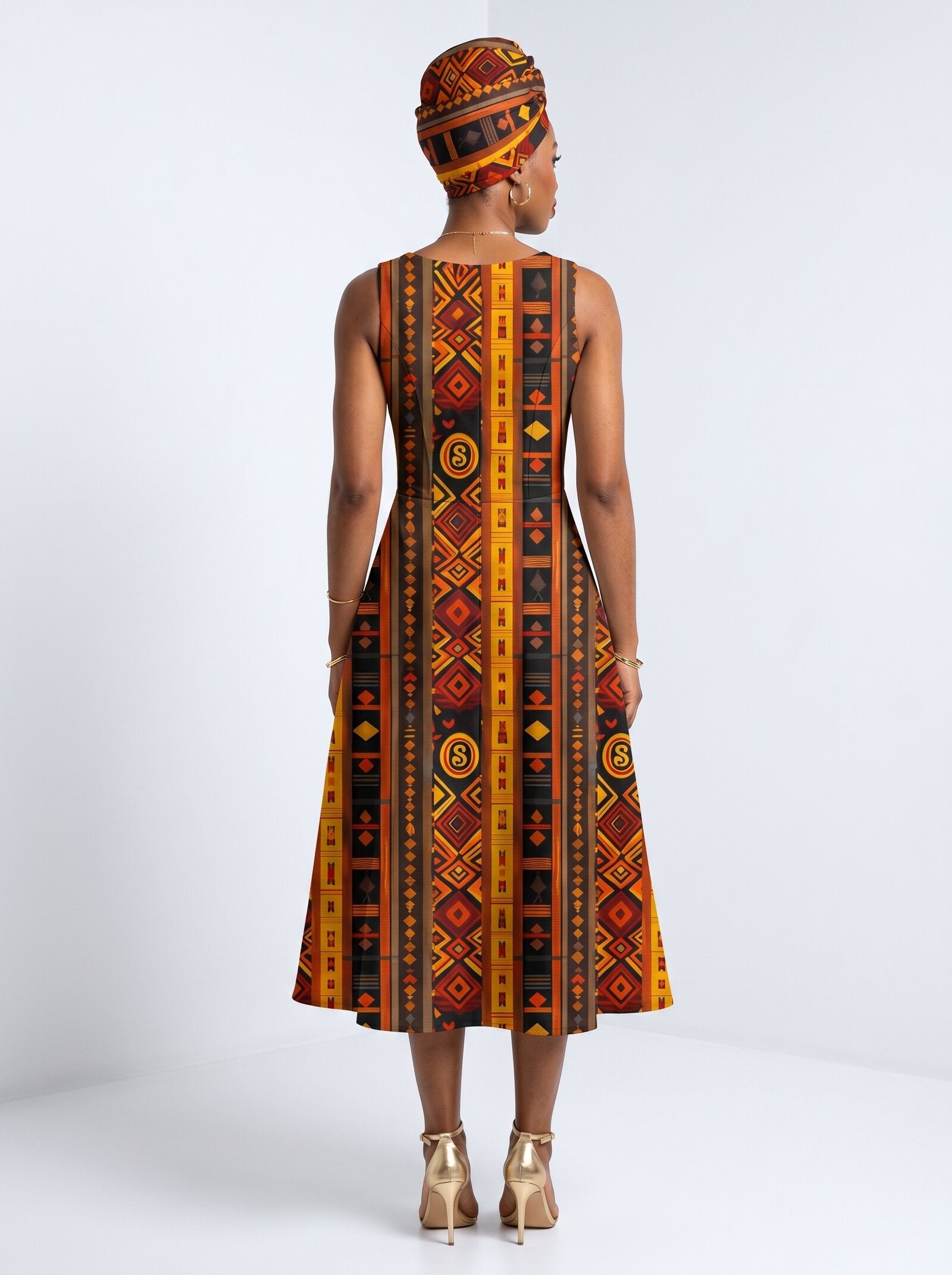 Melanin Radiance Corset Dress