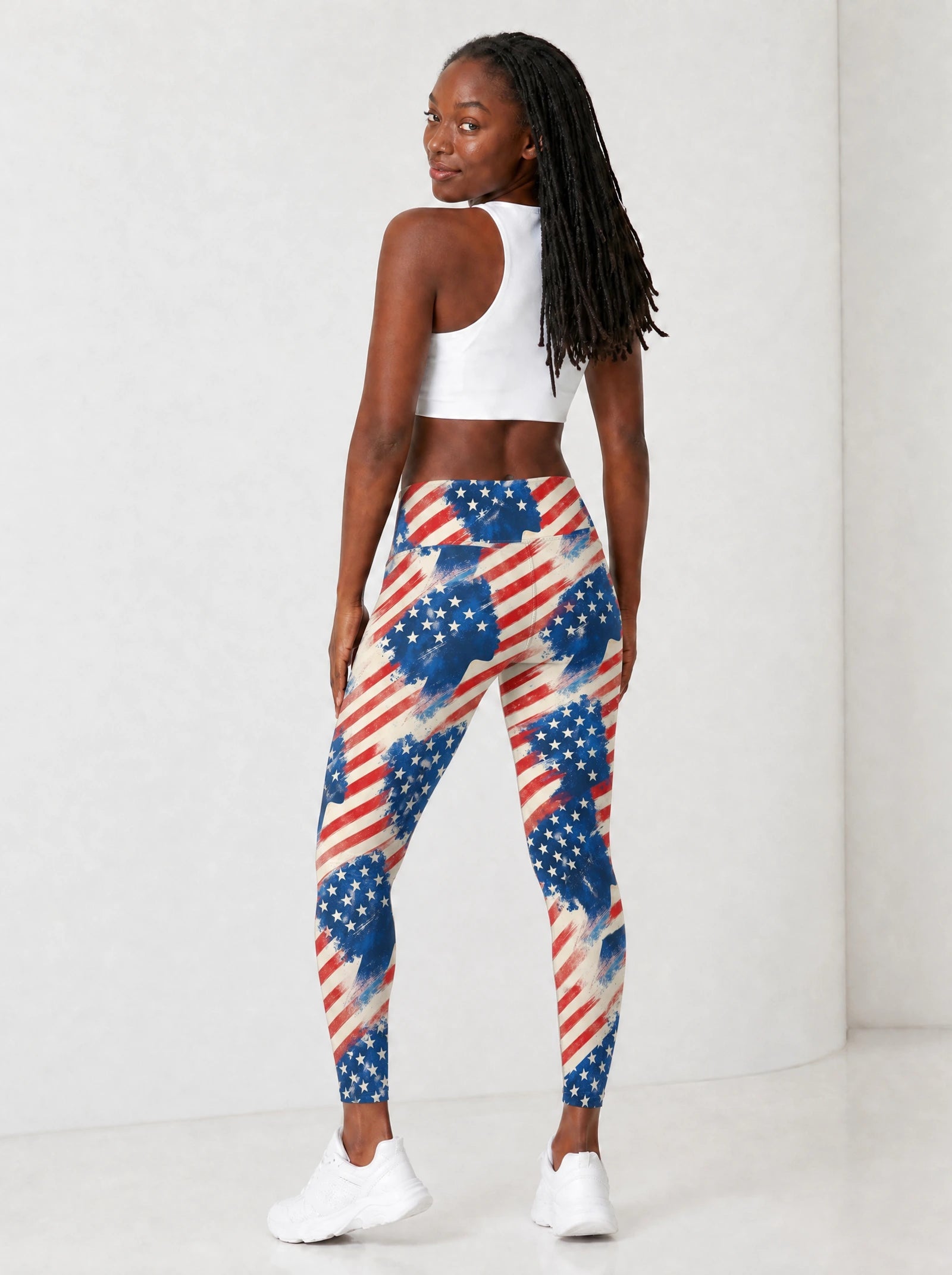 "Freedom" Leggings — full body view on model