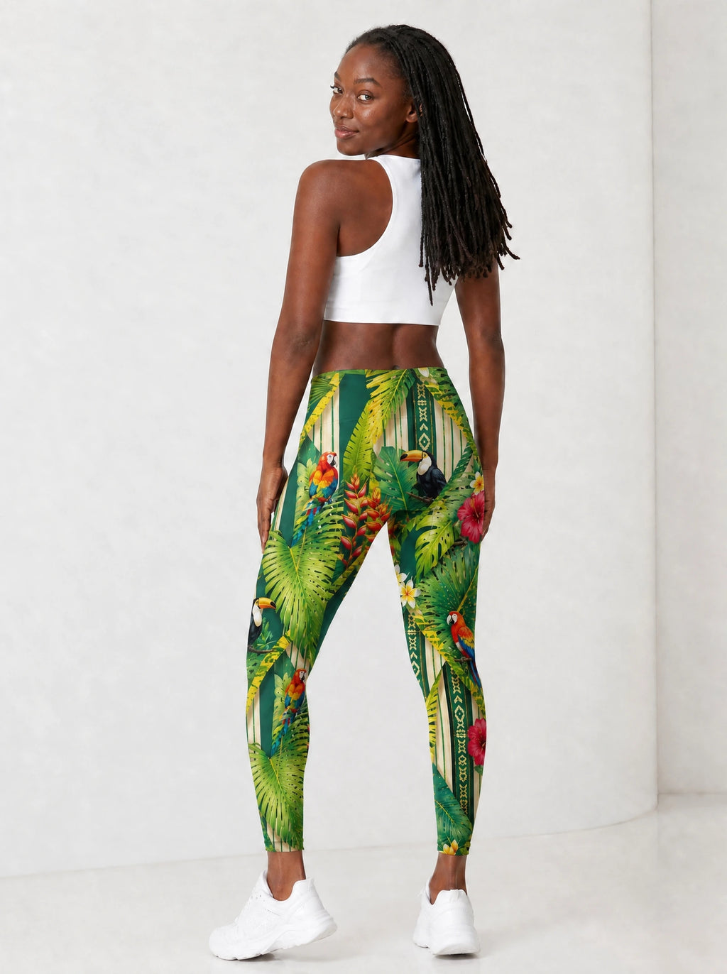 "Msitu" Leggings — full body view on model