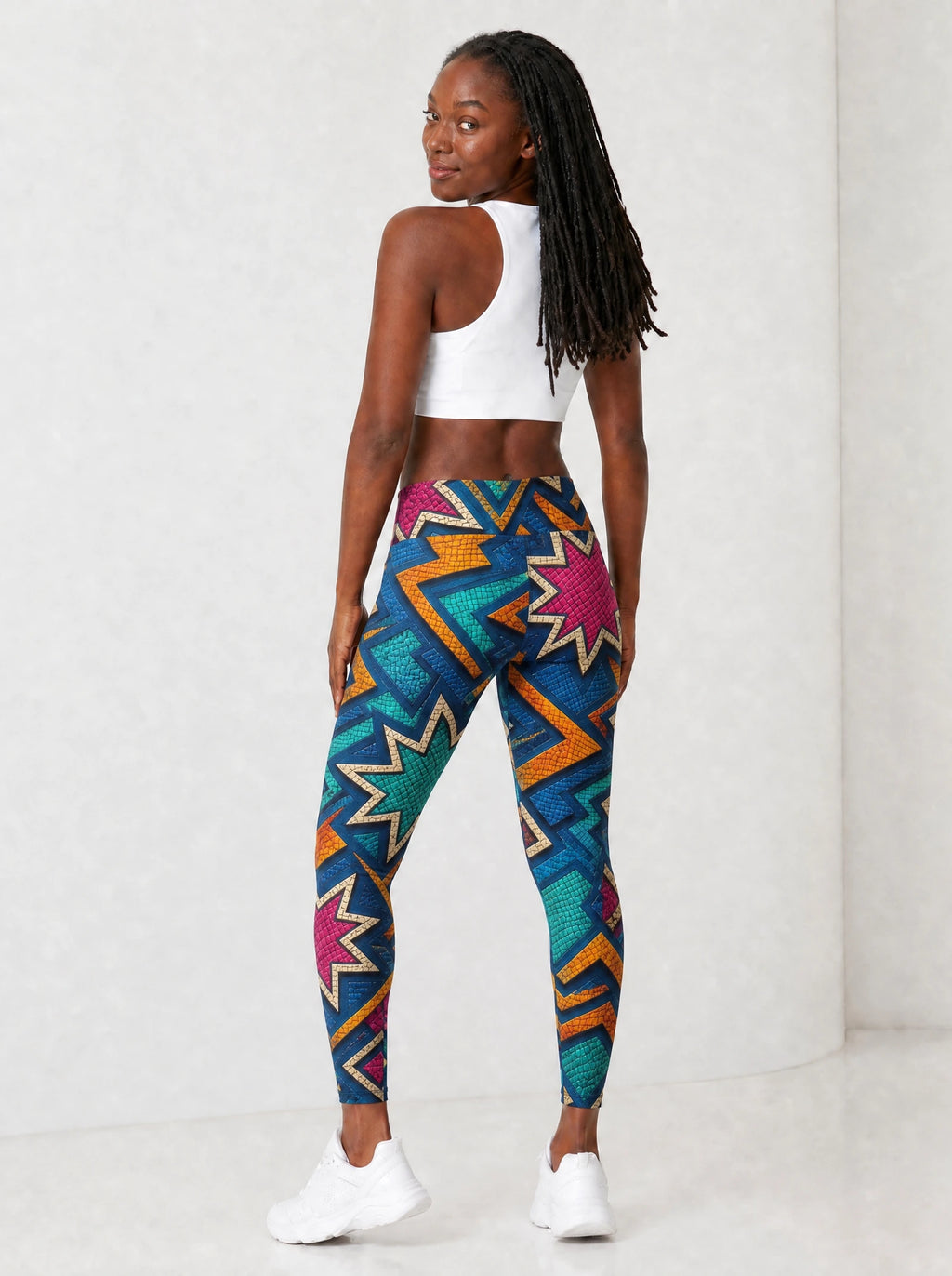 "Nuru" Leggings — full body view on model