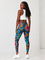 "Nuru" Leggings — full body view on model