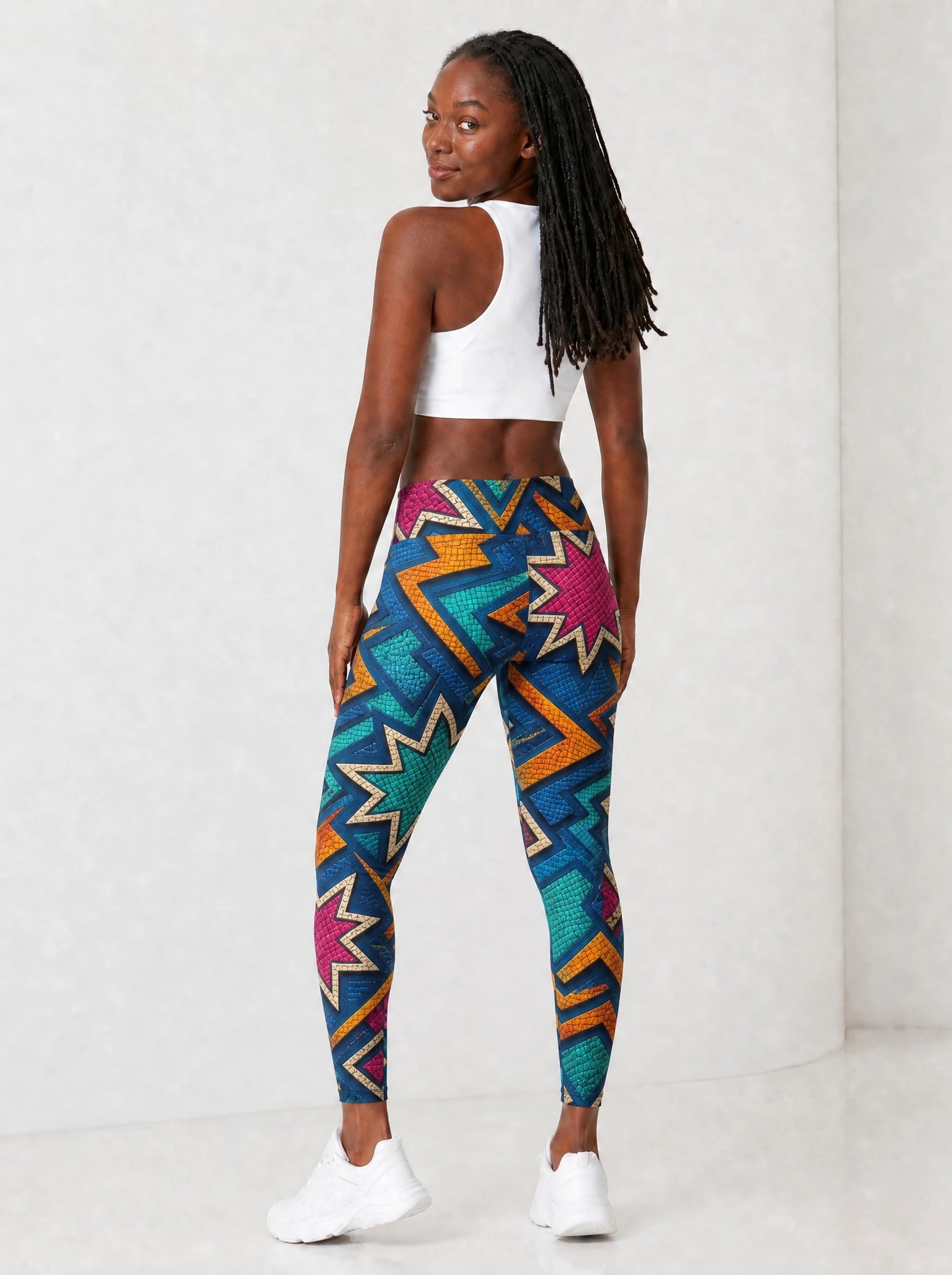 "Nuru" Leggings — full body view on model