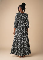 "Duara" Long Sleeve Maxi Dress
