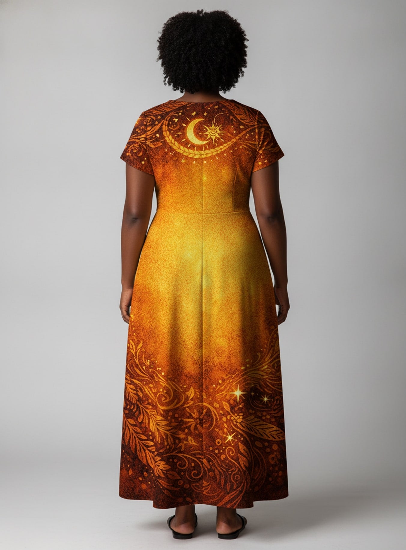 "Amara" Short Sleeve Maxi Dress