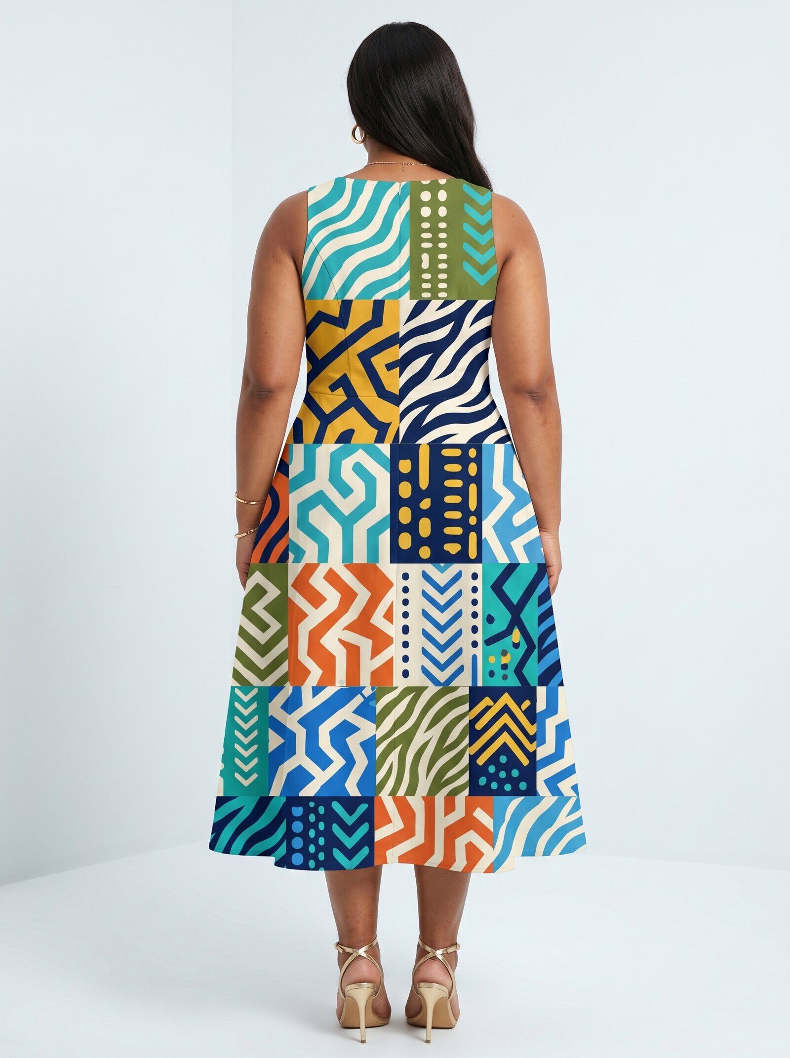 "Kitenge" Corset Dress