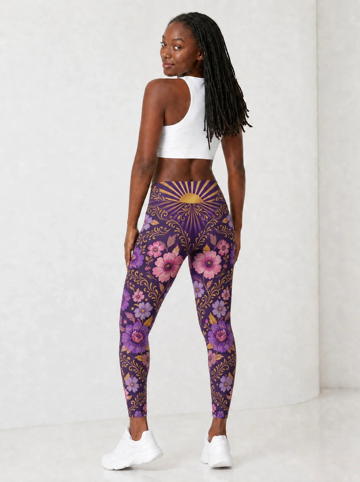 "August Queen Purple Bloom" Hoodie Dress & Leggings Deal