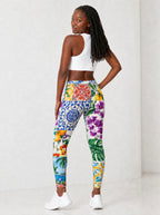 "Kisiwa" Leggings — full body view on model