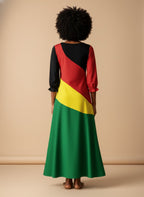 Black History Long Sleeve Maxi Dress